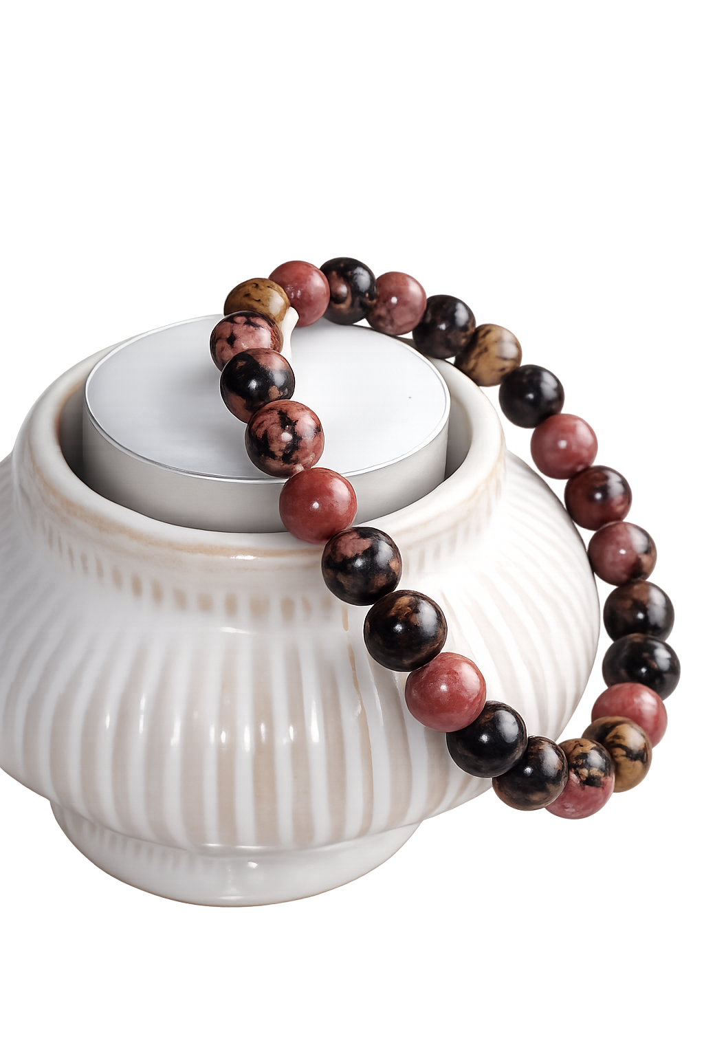 bracelet rhodonite Bracelet en rhosonite