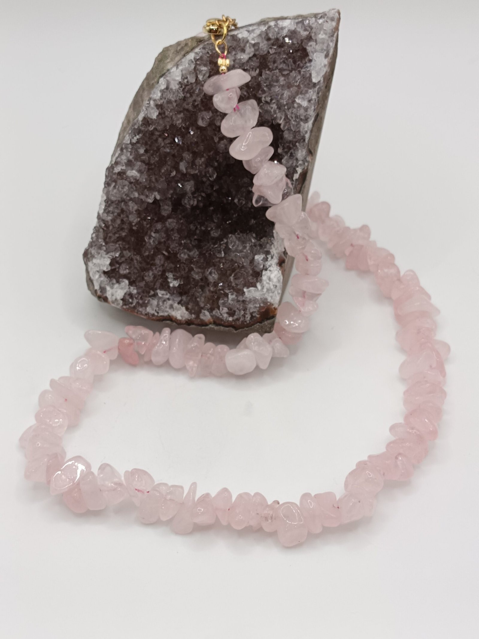 collier quartz rose collier quartz rose