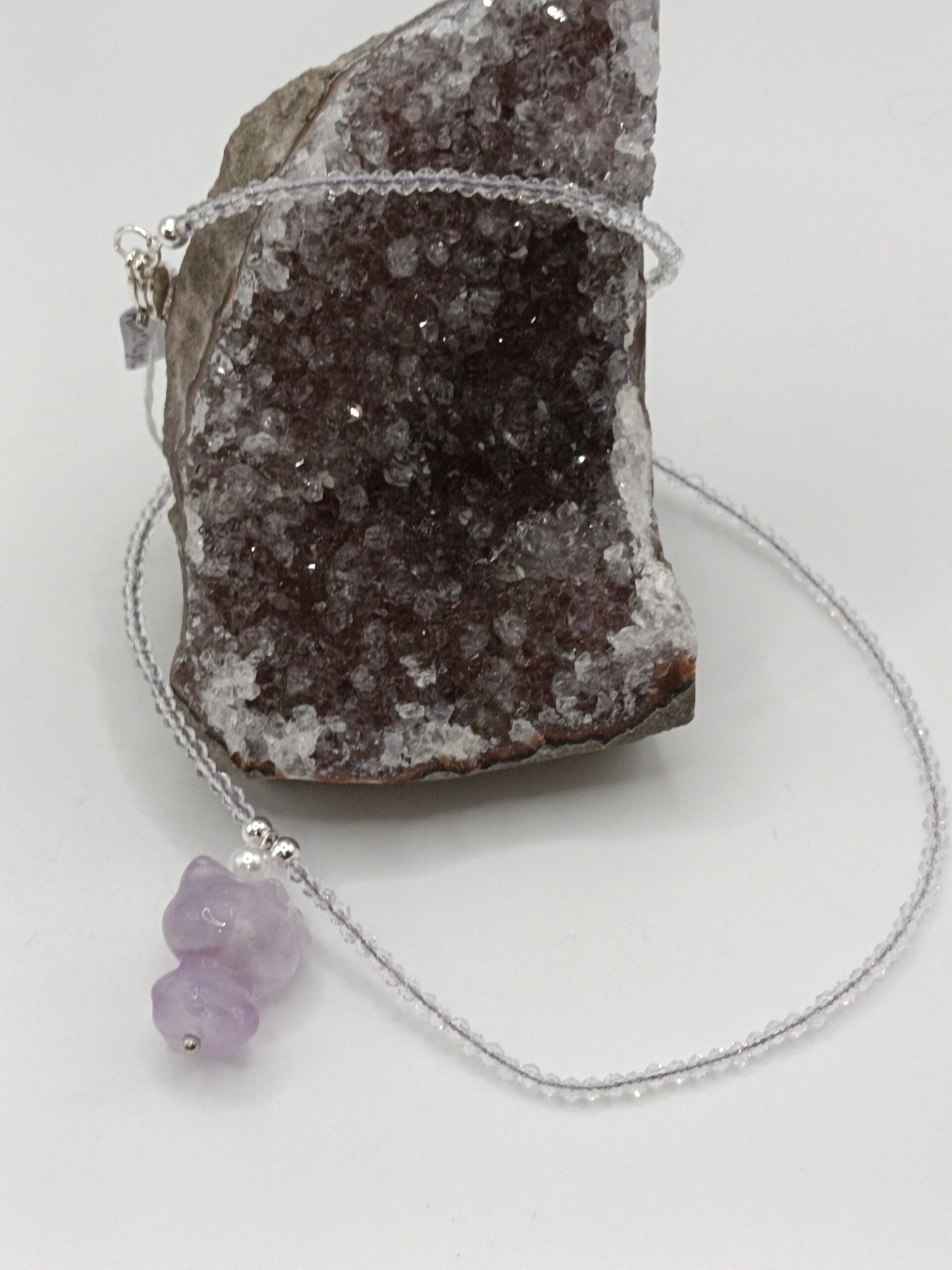 collier quartz rose collier quartz rose