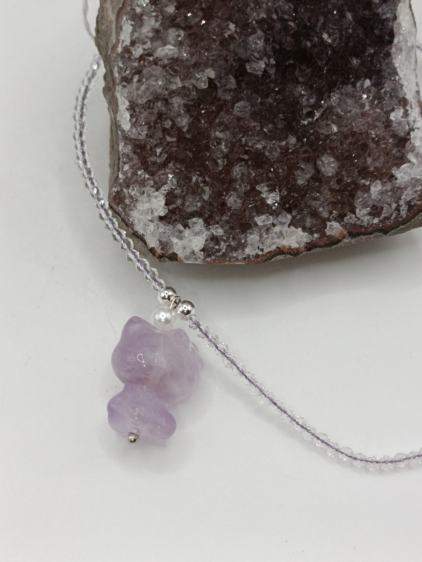 collier quartz rose collier quartz rose