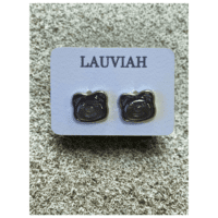 boucles d'oreilles péridot cœur — goutte argentée 925