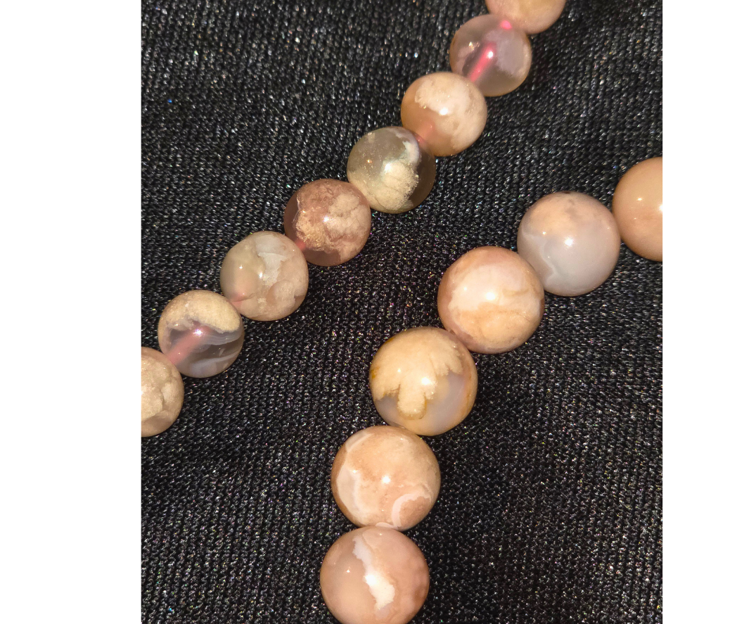 bracelet en agate fleur bracelet en agate fleur