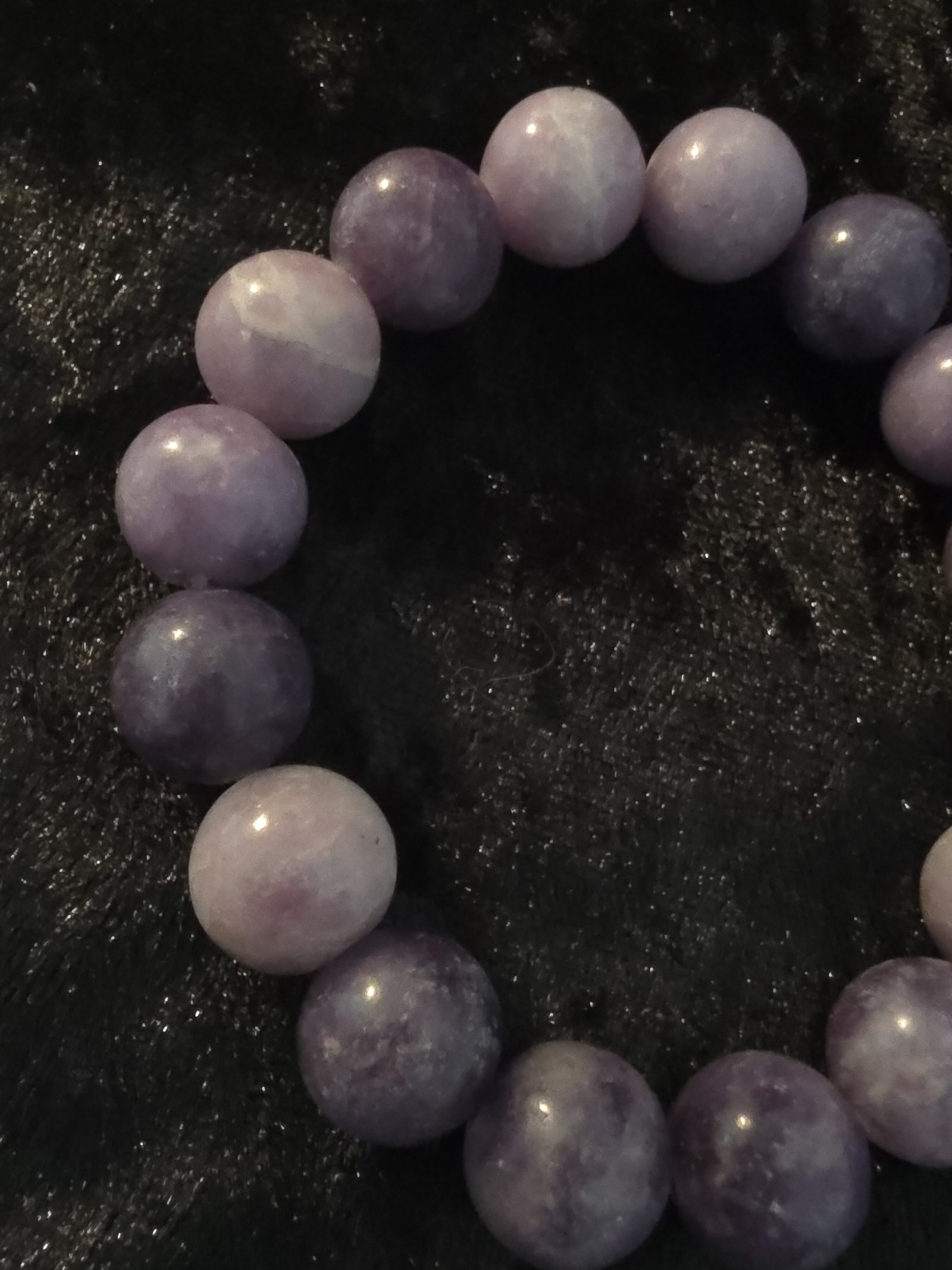 bracelet en lépidolite bracelet en lépidolite