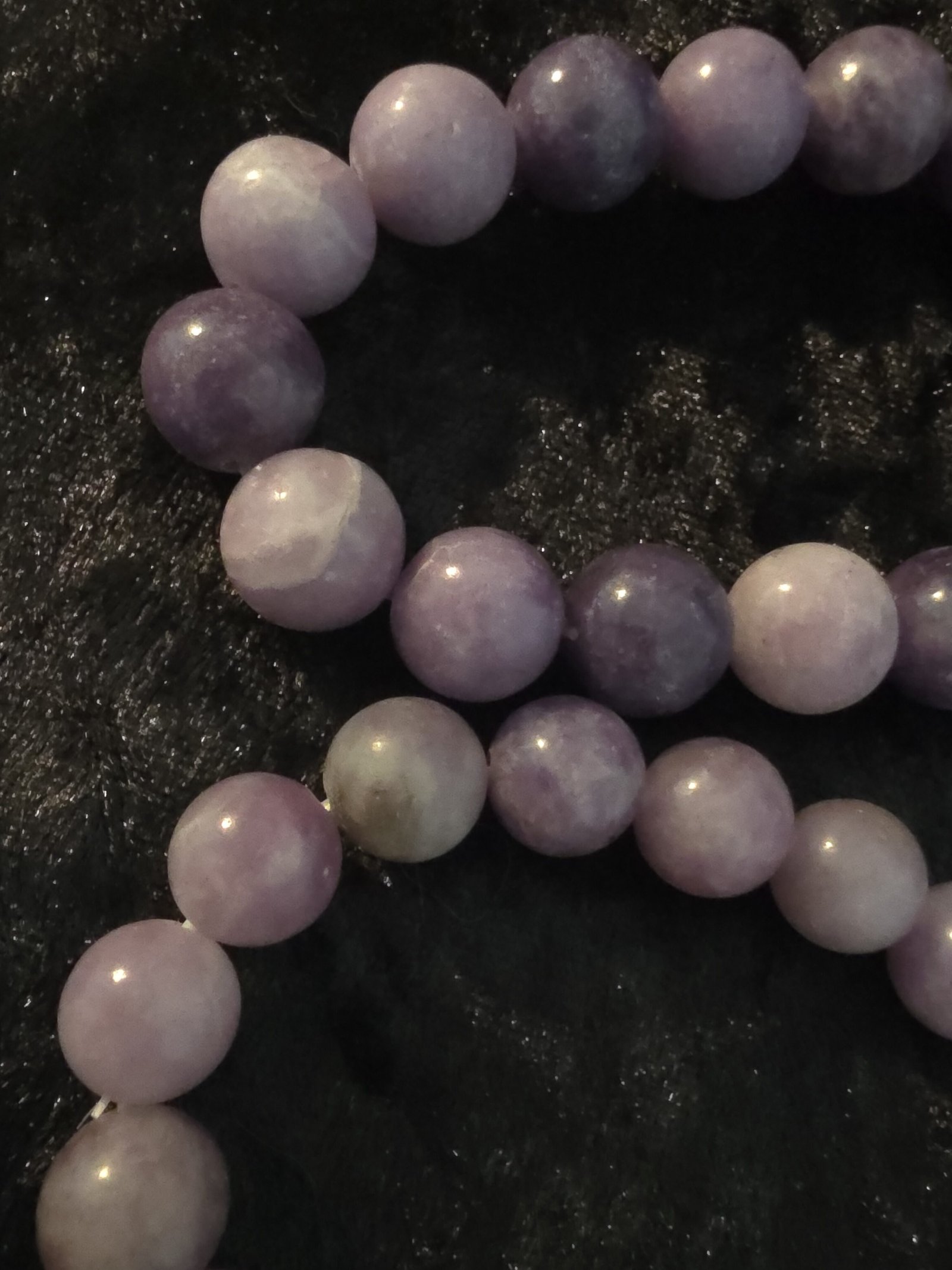 bracelet en lépidolite bracelet en lépidolite