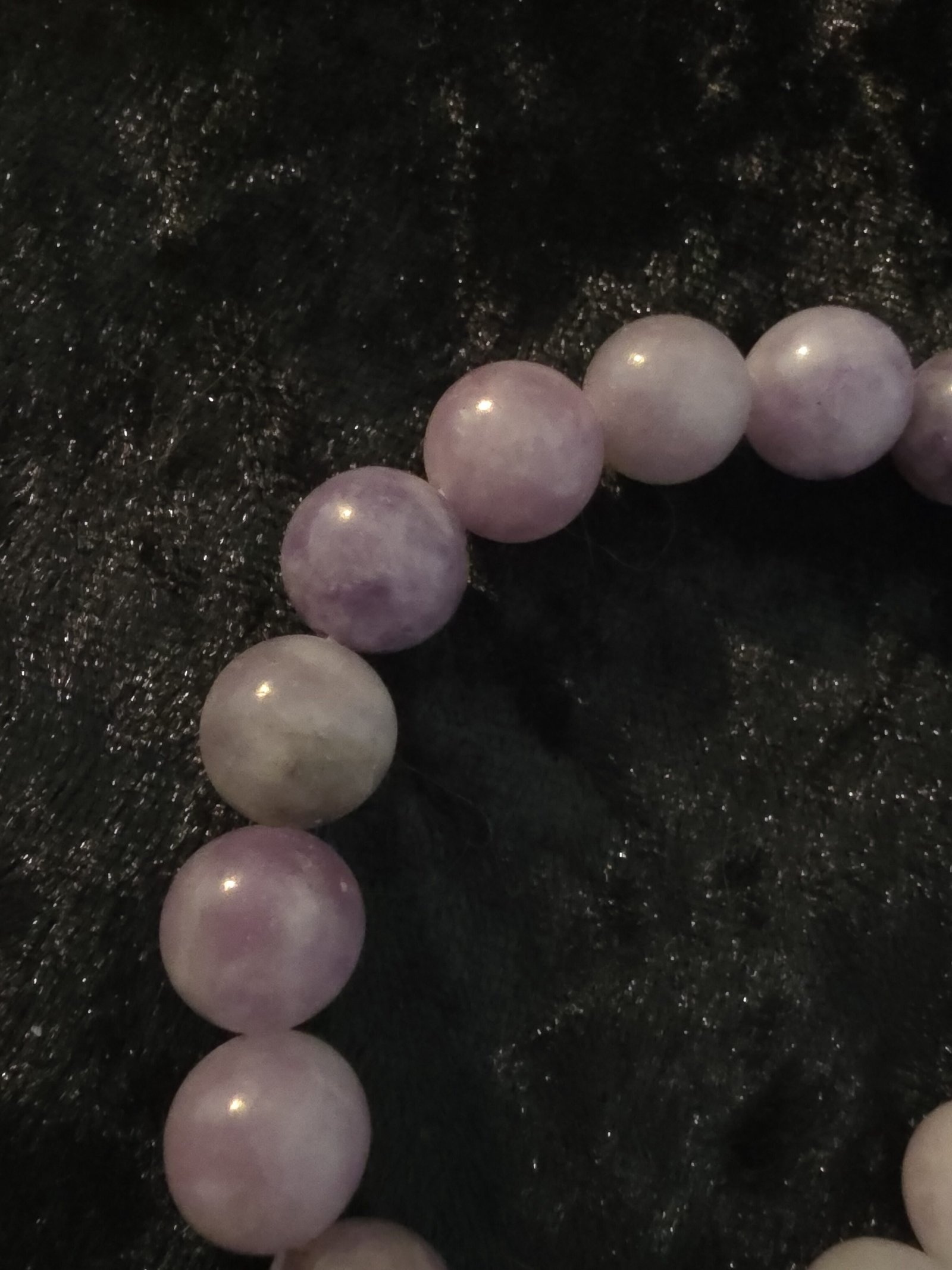 bracelet en lépidolite bracelet en lépidolite