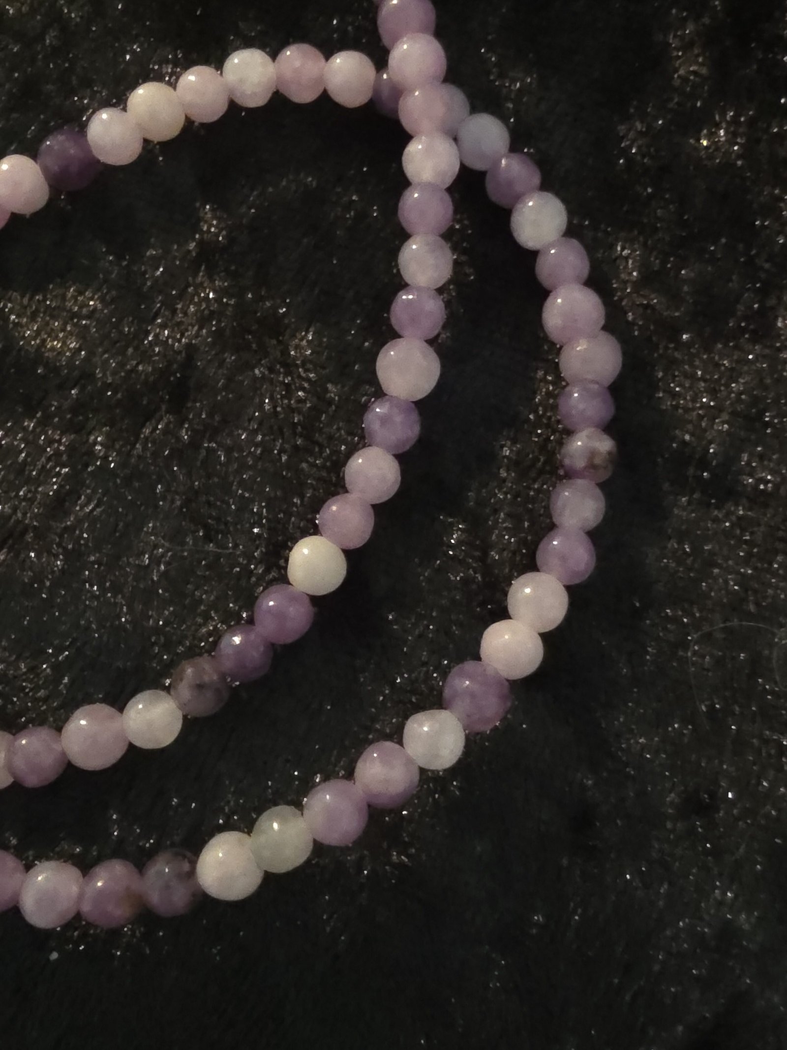bracelet en lépidolite bracelet en lépidolite