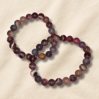 Bracelet Agate du Botswana – Perles 8mm